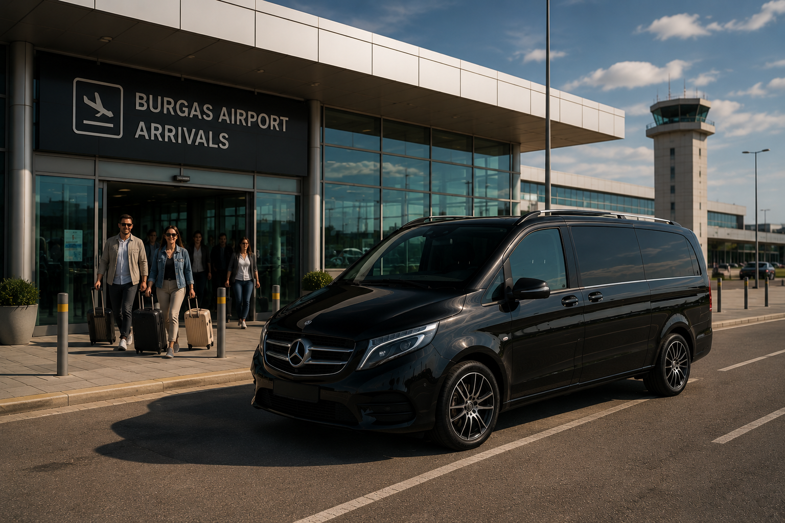 Premium transfer on the coastal road to Burgas